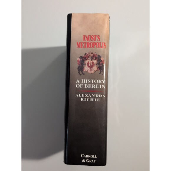 Faust’s Metropolis: A History of Berlin - HC DJ - 1998 1st Ed Avalon - Picture 2 of 10